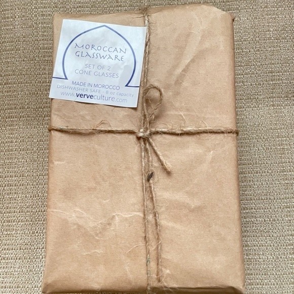 Moroccan 4 Piece Hand-blown Amber Glass Pitcher and Glasses Set - Picture 8 of 14